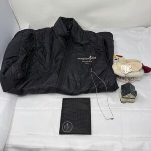 Pampered Chef Director/consultant‎ Bundle Blk Quilted Vest,Spoon Necklace MORE
